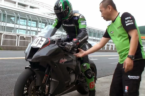 次期ZX-10R オートポリステスト 次期ZX-10R オートポリステスト