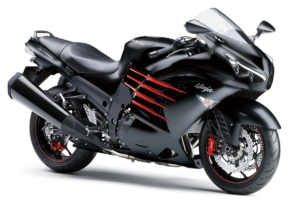 Ninja ZX-14R/ZZR1400/ABS］フラッグシップの2014年モデルに鮮やかな 