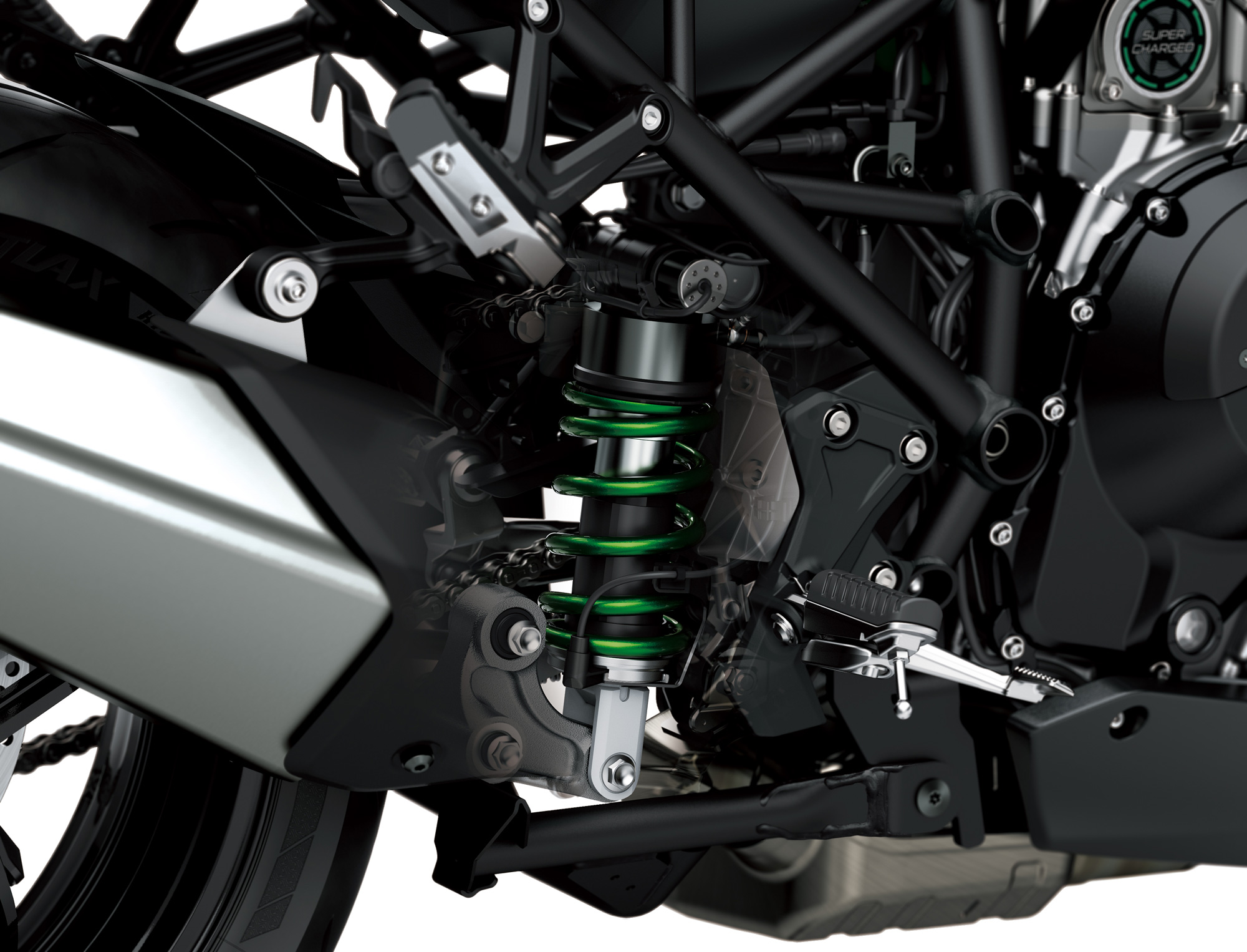 Ninja H2 SX/SX SE/SX SE+］電サス装備のSX SE+を含む年モデルが