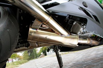 SP忠男 Ninja 400R用 POWER-BOXマフラー