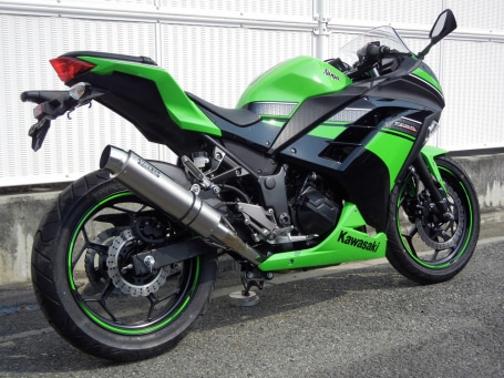 WR’S Ninja 250 エキゾースト チタン/ラウンド