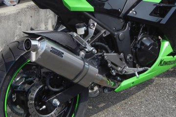 WR’S Ninja 250 エキゾースト ステンレス/オーバル