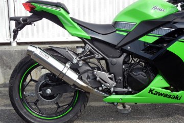 WR’S Ninja 250 エキゾースト ステンレス/ラウンド