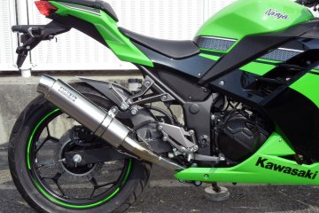 WR’S Ninja 250 エキゾースト チタン/ラウンド