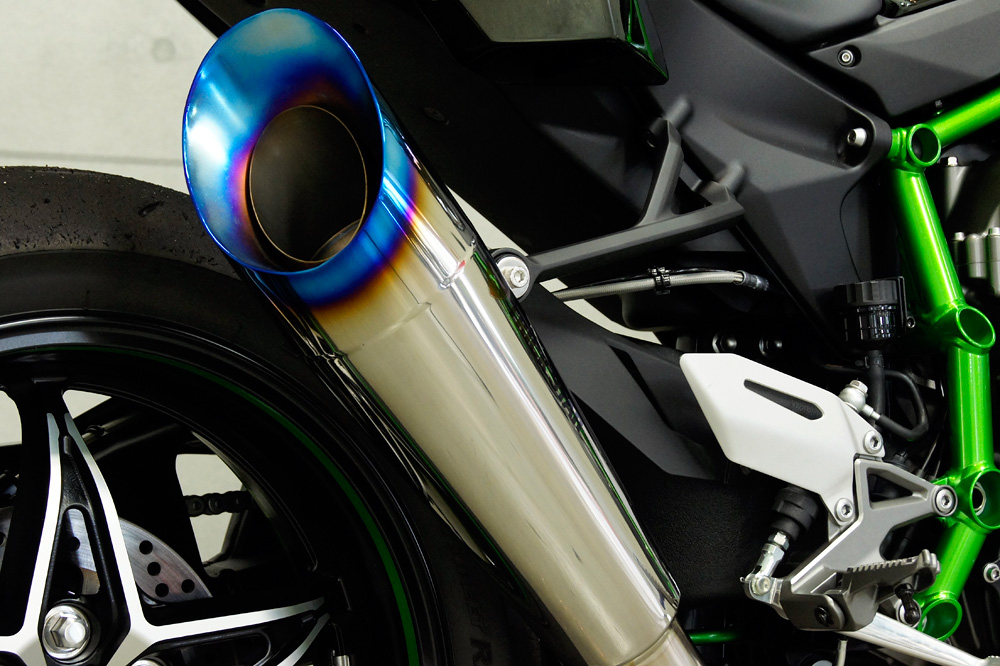 トリックスターからNinja H2用レーシングスリップオンマフラーが登場