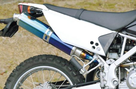 D-TRACKER125/KLX125用 NewNASSERT-R Slip-onマフラー