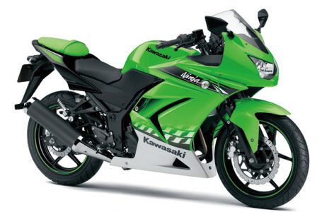 2010年モデル Ninja250R ライムグリーン×パールスターダストホワイト