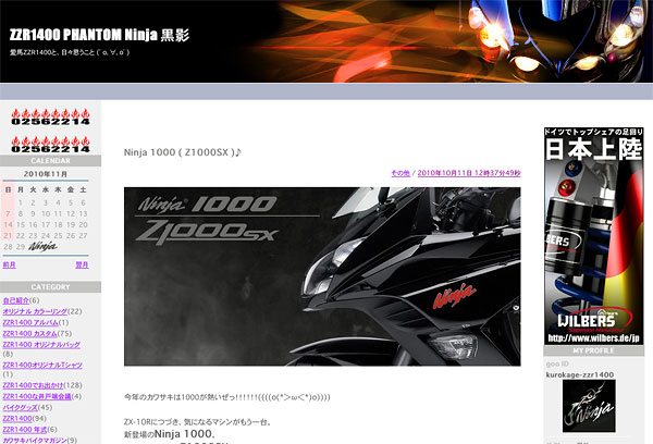 Ninja 1000 ( Z1000SX )♪