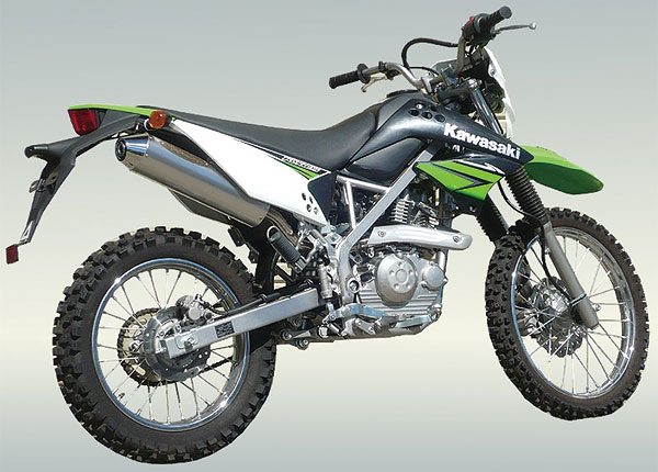 スリップオンマフラー異形サイレンサーソリッドKLX125