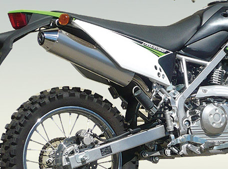 テックサーフのD-TRACKER125／KLX125対応スリップオンマフラー 