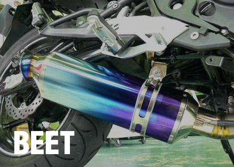 カワサキ　ex650c er6f チタンマフラー　BEET NASSERT カワサキex650c er6f チタンマフラーBEET NASSERT