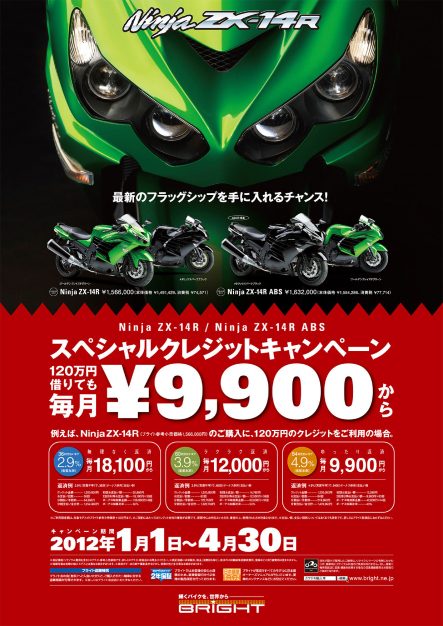 Ninja ZX-14R/ABS スペシャルクレジットキャンペーン