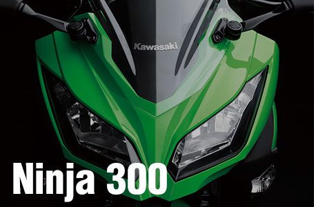 ［Ninja 300/ABS/Special Edition］海外ではニンジャ250に続きニンジャ300が発表!