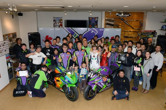 エヴァRTシナジーフォースTRICKSTAR鈴鹿8耐決起大会