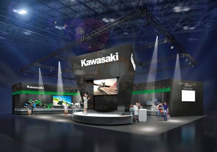 第43回東京モーターショー　Kawasakiブース展開パース図