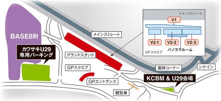 2014 鈴鹿8耐会場MAP