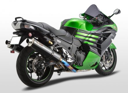 ノジマエンジニアリング Ninja ZX-14R ABS High Grade対応のGTシリーズ2本出しフルエキゾーストマフラー