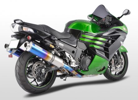 ノジマエンジニアリング Ninja ZX-14R ABS High Grade対応のGTシリーズ2本出しフルエキゾーストマフラー