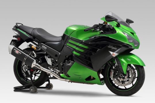 ヨシムラ Ninja ZX-14R(2012〜) Slip-On HEPTA FORCEサイクロン EXPORT SPEC