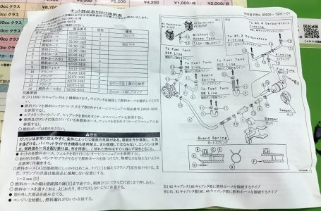 燃料ホース交換の取扱説明書