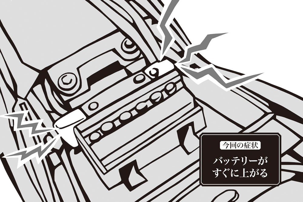 第2回 バッテリーがすぐに上がる 絶版車の医学 カワサキイチバン