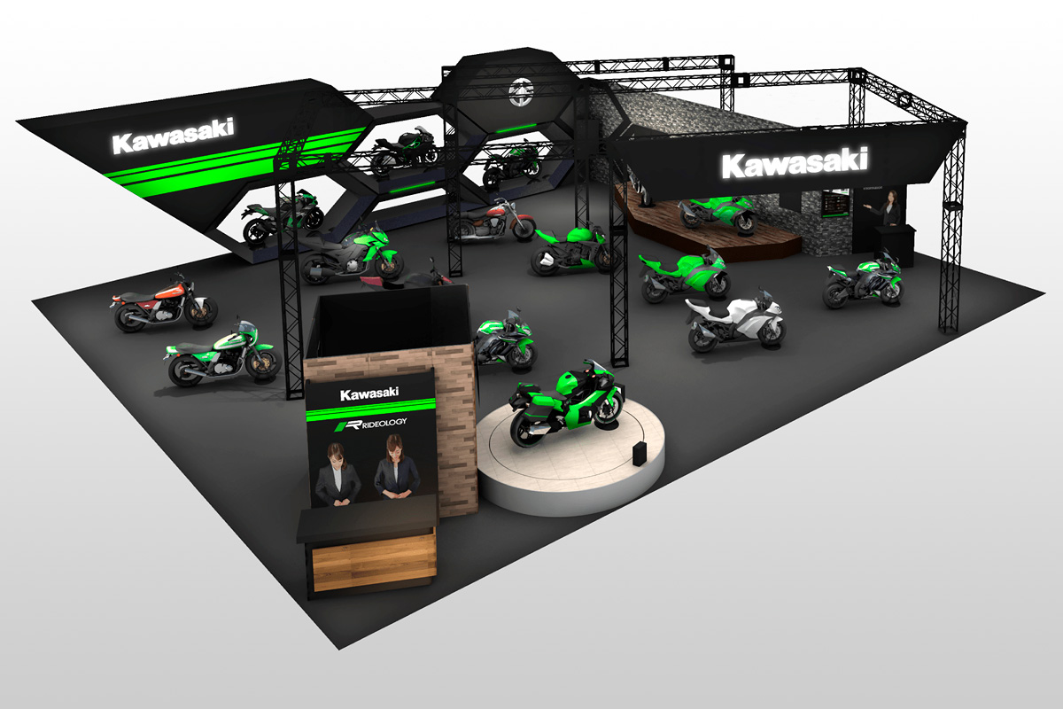 東京モーターサイクルショー2018 カワサキブース情報。体感