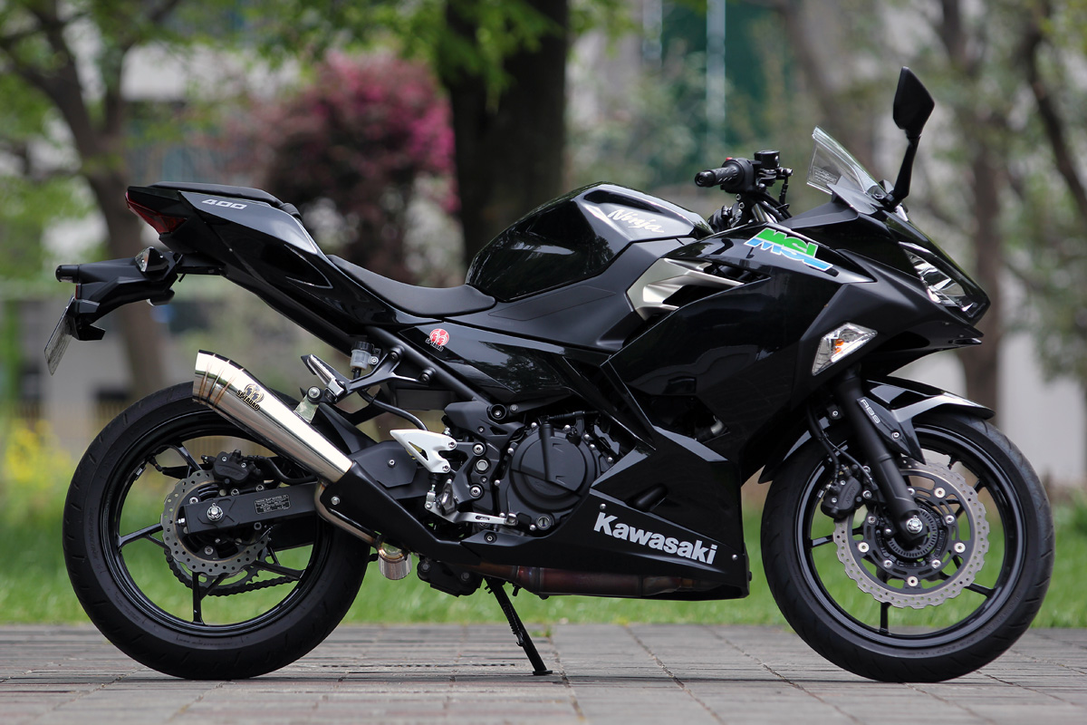 SP忠男より、Ninja 400用POWERBOXマフラーがリリース | パーツ