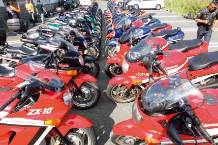 Kawasaki ZX-10 30th Anniversary in 浜松