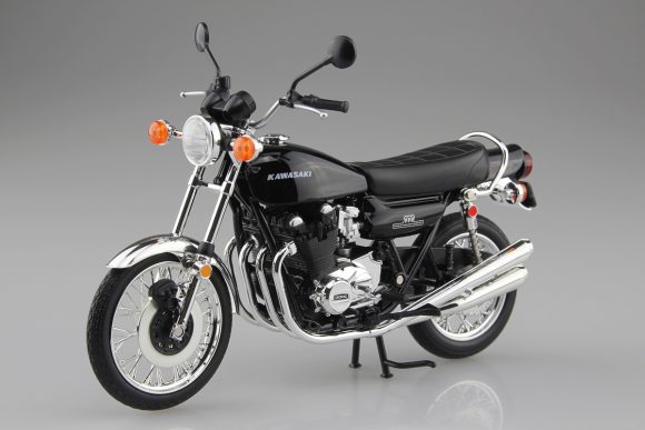 青島文化教材社 1/12 完成品バイク KAWASAKI 900Super4(Z1) ブラック