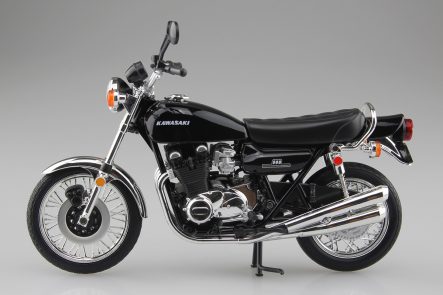 青島文化教材社 1/12 完成品バイク KAWASAKI 900Super4(Z1) ブラック