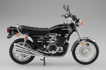 青島文化教材社 1/12 完成品バイク KAWASAKI 900Super4(Z1) ブラック