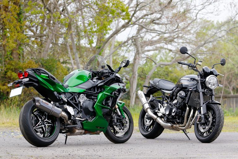 Ninja H2 SX/Z900RS用スリップオンマフラー by ノジマエンジニアリング