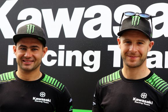 Kawasaki Racing Team ジョナサン・レイ選手、レオン・ハスラム選手