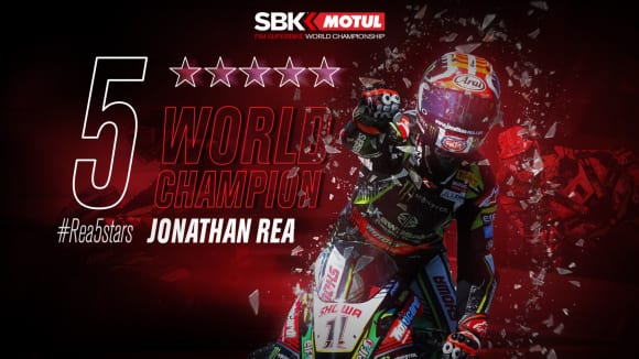 5 WORLD CHAMPION Jonathan Rea