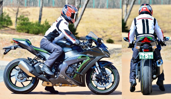 2019年モデル Ninja ZX-10R SE(ZX1002EKFA) 足着き