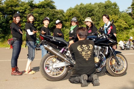 第5回 東北COLORS MEETING in 北秋田 CSDの女性ライダーのみなさん