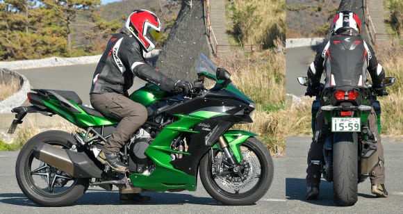 2018年モデル Ninja H2 SX SE(ZX1002BJF) ライディングポジション