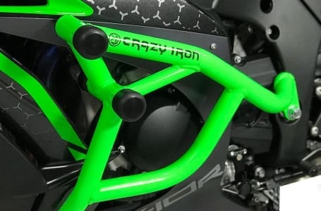 【CrazyIron】エンジンガード PRO CAGE / スライダー KAWASAKI Ninja ZX-10R 2011-