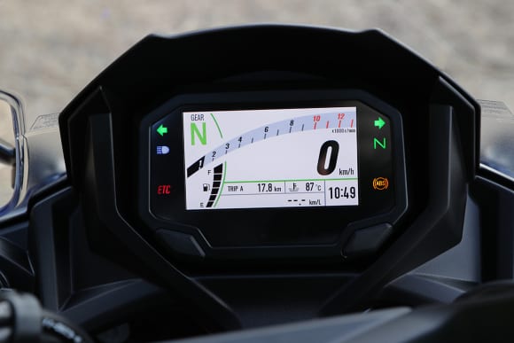 2020年モデル Ninja 650 メーターパネル(背景白)