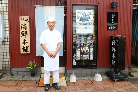 旬味 海鮮本舗 店主 増留光輝さん