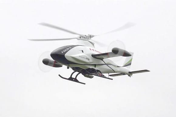 無人コンパウンド・ヘリコプター「K-RACER」の飛行試験に成功