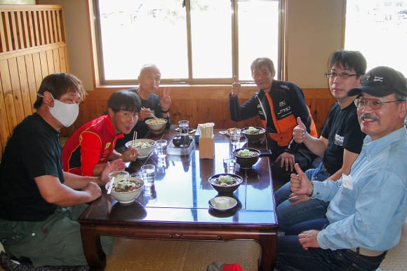 第5回平尾台ミーティング 小倉名物の肉うどん