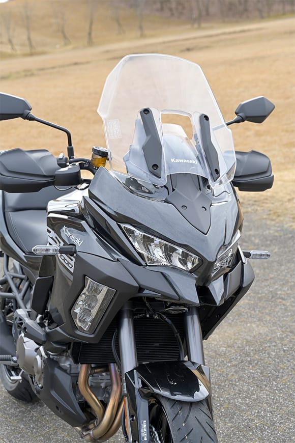 2020年モデル VERSYS 1000 SEの防風システム