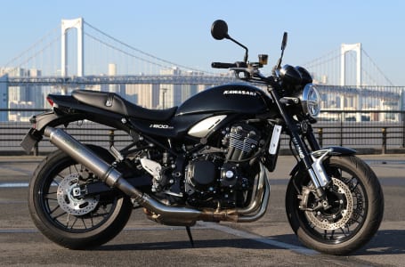 MH ASANO Z900RS/CAFE用スリップオンマフラー スタンダードチタン