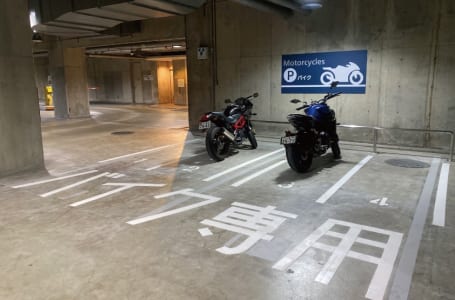 都ホテル 四日市 ライダーズプラン駐輪場イメージ