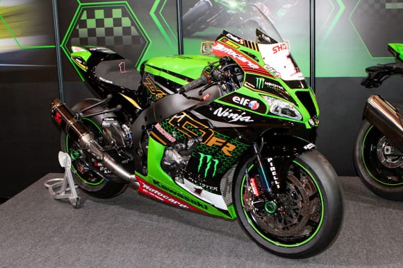 カワサキワールド モーターサイクル企画展 “The Champ〜頂点に輝いたマシンたち〜 2020 Ninja ZX-10RR KRT WSBK