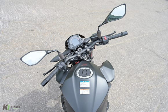 2019年モデル Z250 ハンドル切れ角