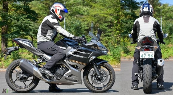 Ninja 250(2019)インプレッション ライディングポジション