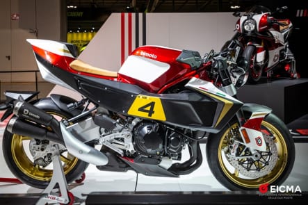 EICMA2021でビモータはカワサキ製1,043㏄エンジン搭載のKB4とKB4RCを発表