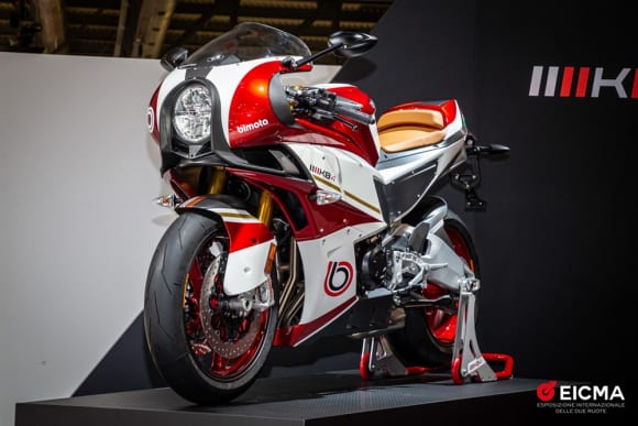 EICMA2021でビモータはカワサキ製1,043ccエンジン搭載のKB4とKB4RCを発表